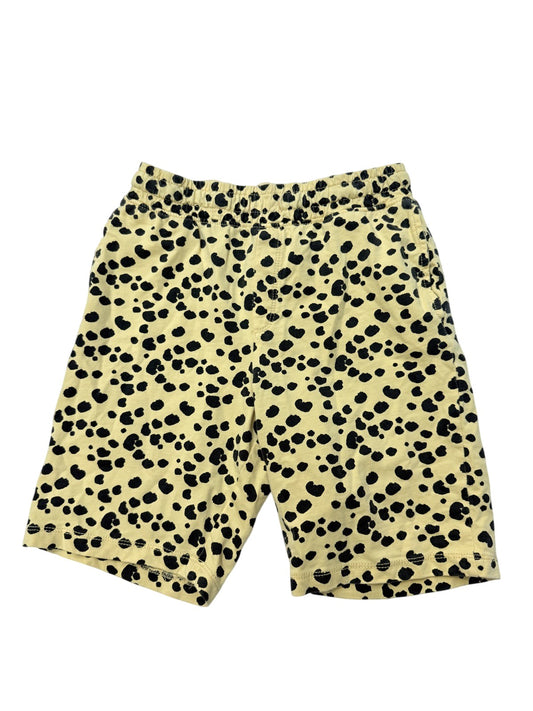 H&M Yellow Leopard Print Shorts Size 9-10Y