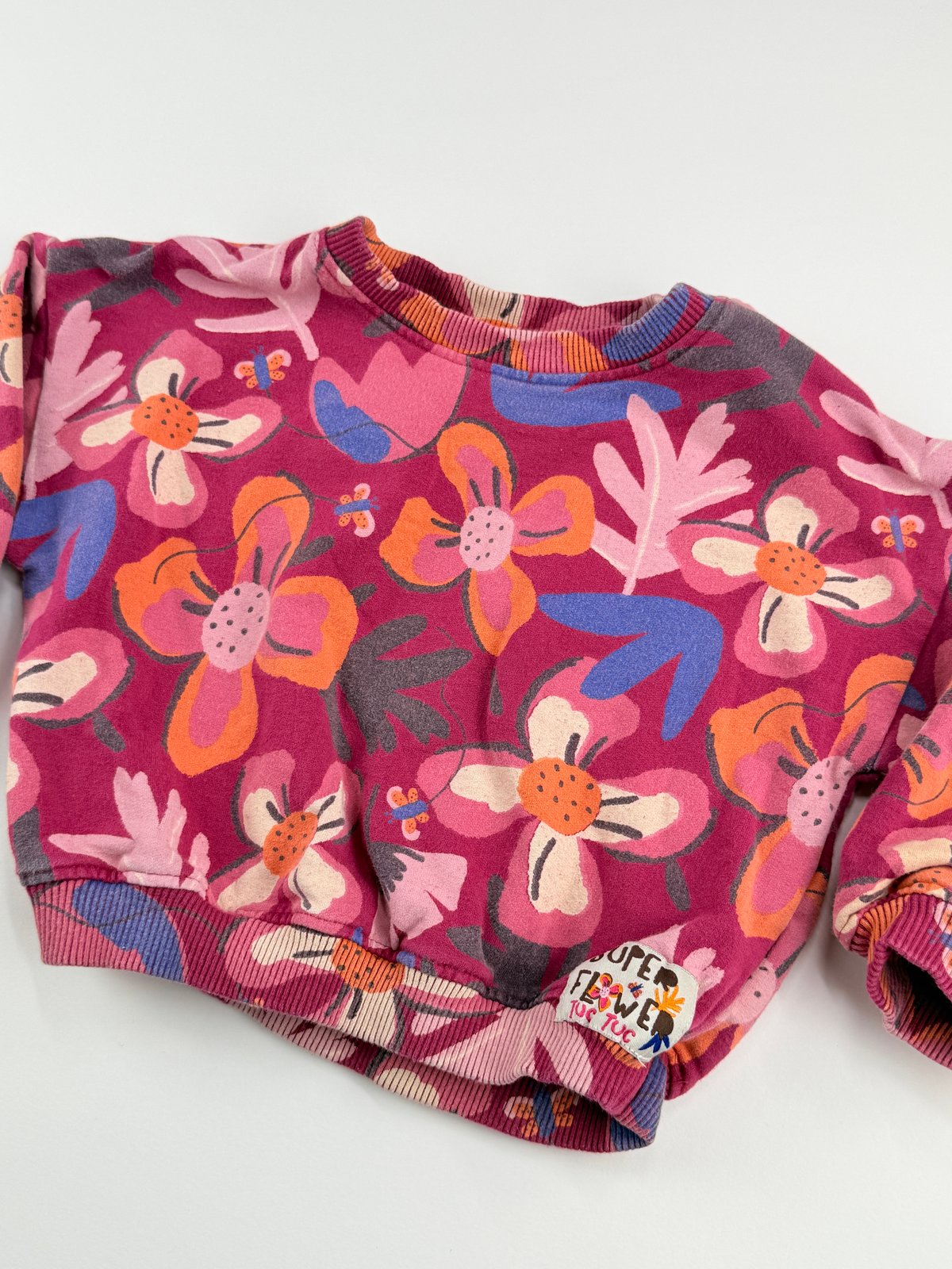Tuc Tuc Super Flower Floral Sweatshirt 18M