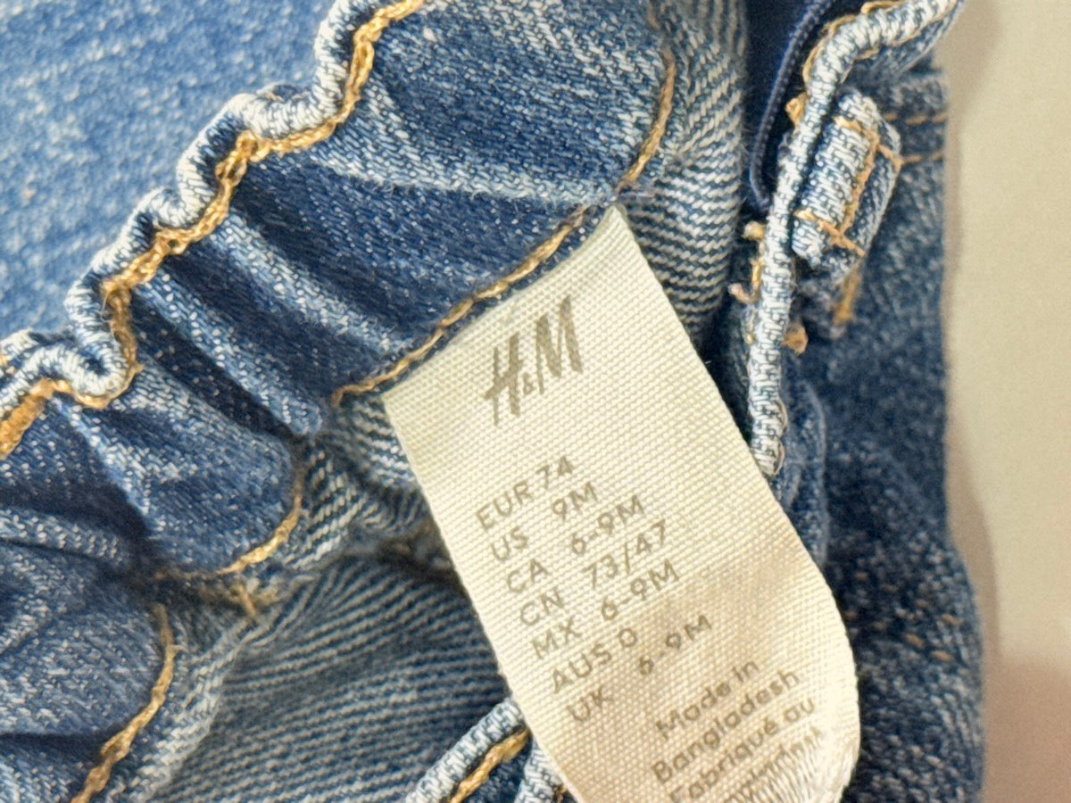 H&M Denim Shorts 6-9M