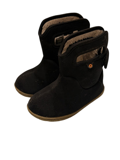 Bogs Baby Bogs Black Toddler Winter Boot US8