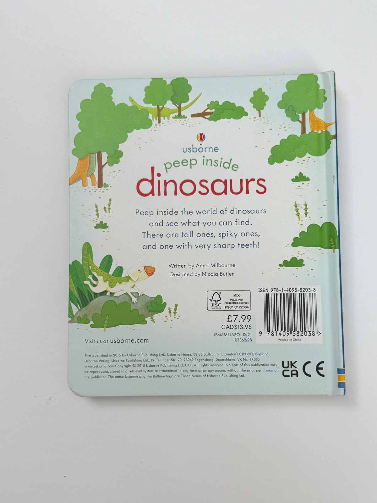 Anna Milbourne Peep Inside Dinosaurs