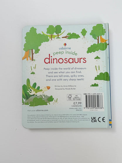 Anna Milbourne Peep Inside Dinosaurs