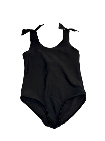 H&M Black Tie-Shoulder One-Piece Swimsuit 2-4T