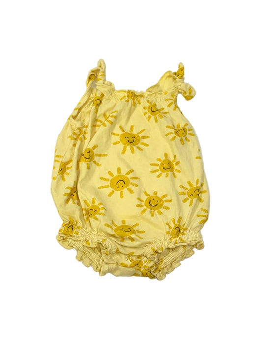 Old Navy Yellow Sunshine Romper 6-12M