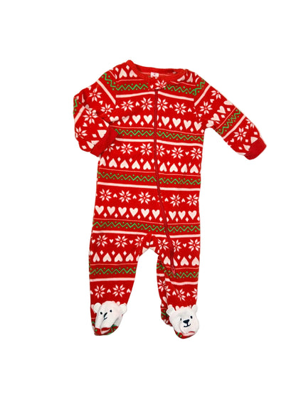 Joe Fresh Christmas Fair Isle Footed Sleeper 3-6m