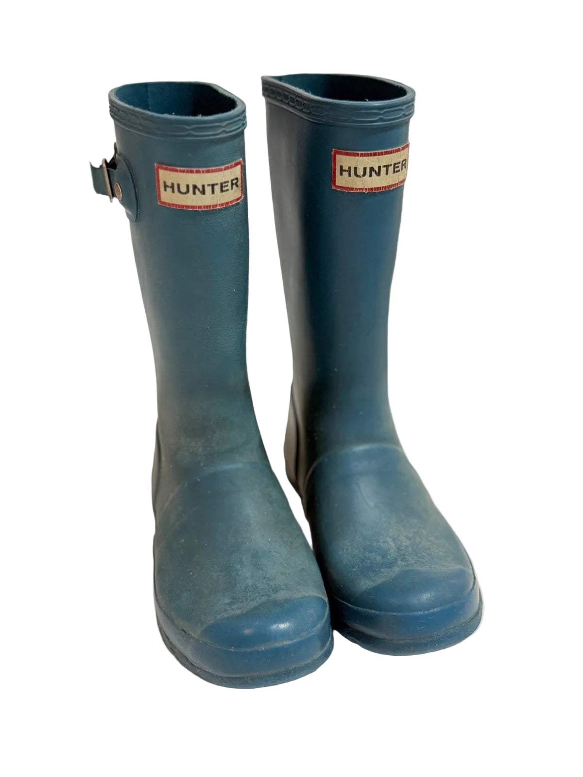 Hunter Original Kids Teal Rain Boots US13