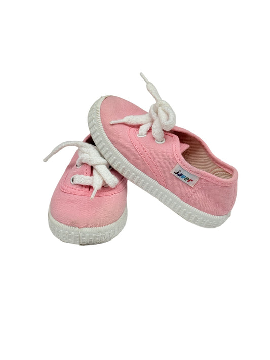 Javer Pink Canvas Sneakers Size 22