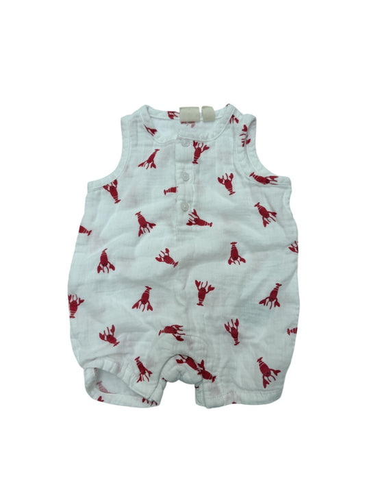 Baby Gap Lobster Print Romper 0-3M