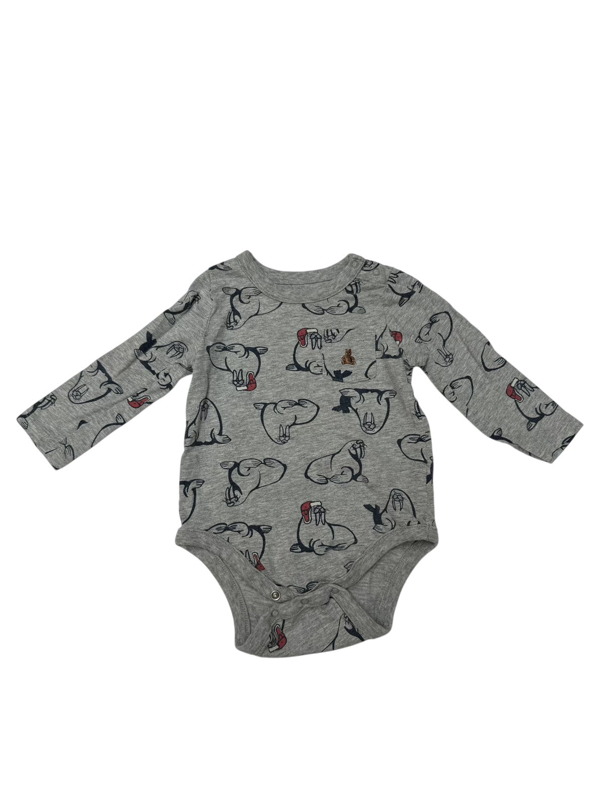 Baby Gap Walrus Print Bodysuit 12-18M