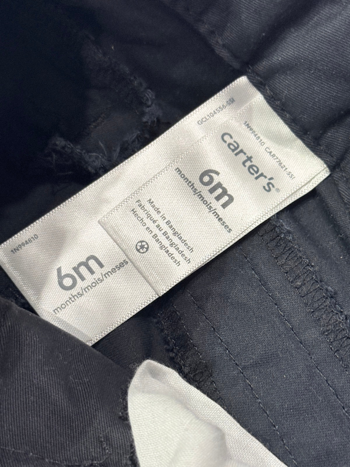 Carter's Black Chino Pants 6M