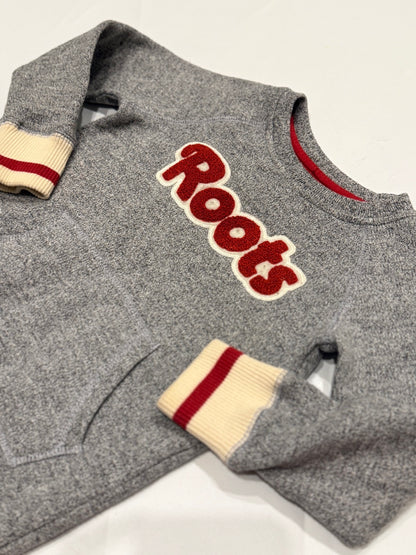 Roots Cabin Gray Crewneck Sweatshirt 3T