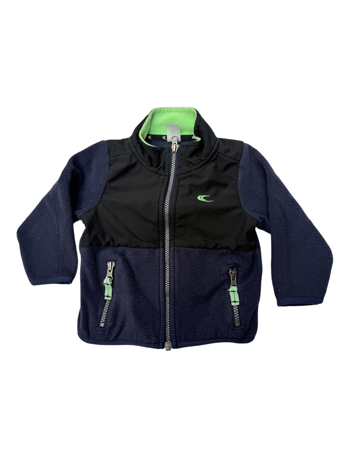 Carter's Fleece Jacket Navy Green 18 Months