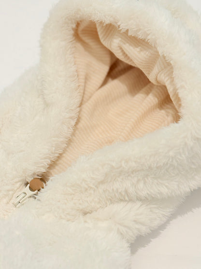 Carter's Fleece Bear Snowsuit 6M