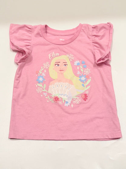 Disney Frozen Elsa Flutter Sleeve T-Shirt 5T