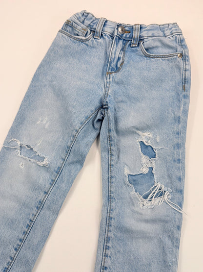 Old Navy Distressed Light Wash Jeans 4T