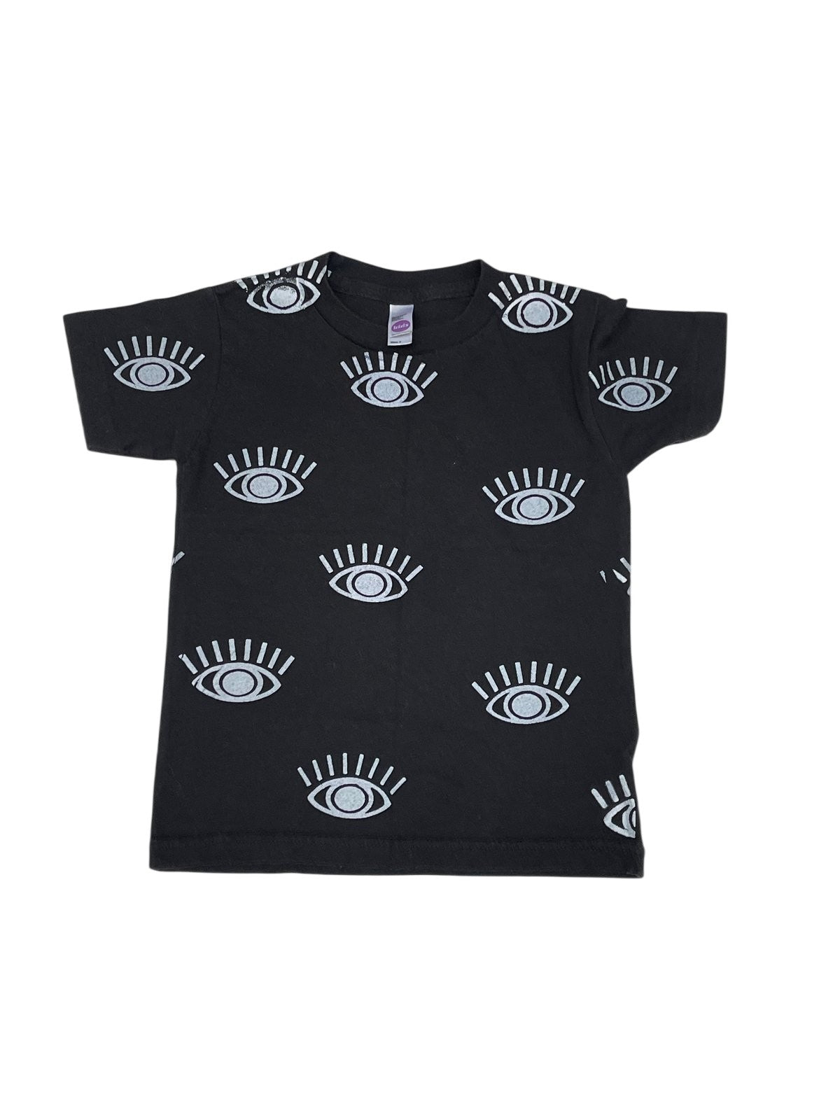 American Apparel Black Eye Print T-Shirt Size 4