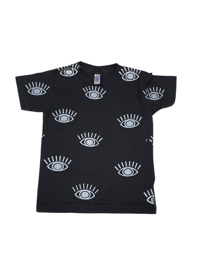 American Apparel Black Eye Print T-Shirt Size 4