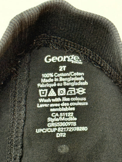 George Black Jogger Pants 2T