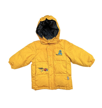 Vintage Sesame Street Baby Cookie Monster Puffer Jacket 95