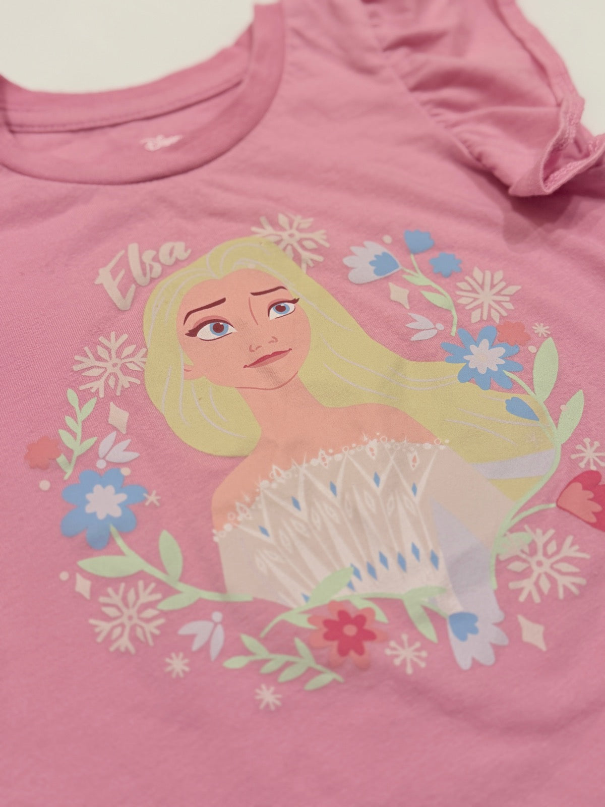 Disney Frozen Elsa Flutter Sleeve T-Shirt 5T