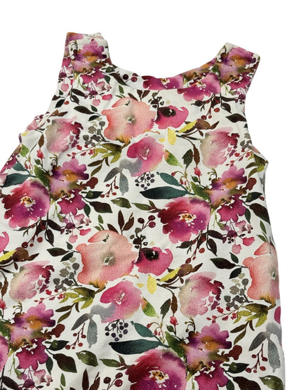 Floral Watercolor Sleeveless Romper 6-12M