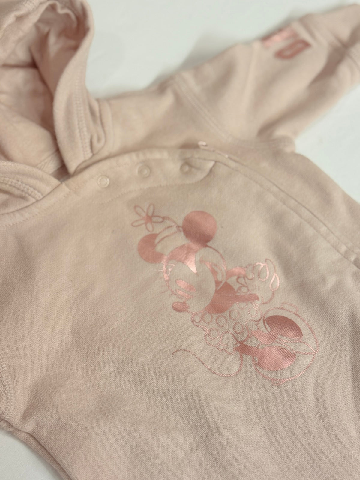 Baby Gap Disney Minnie Mouse Hooded Romper 0-3M