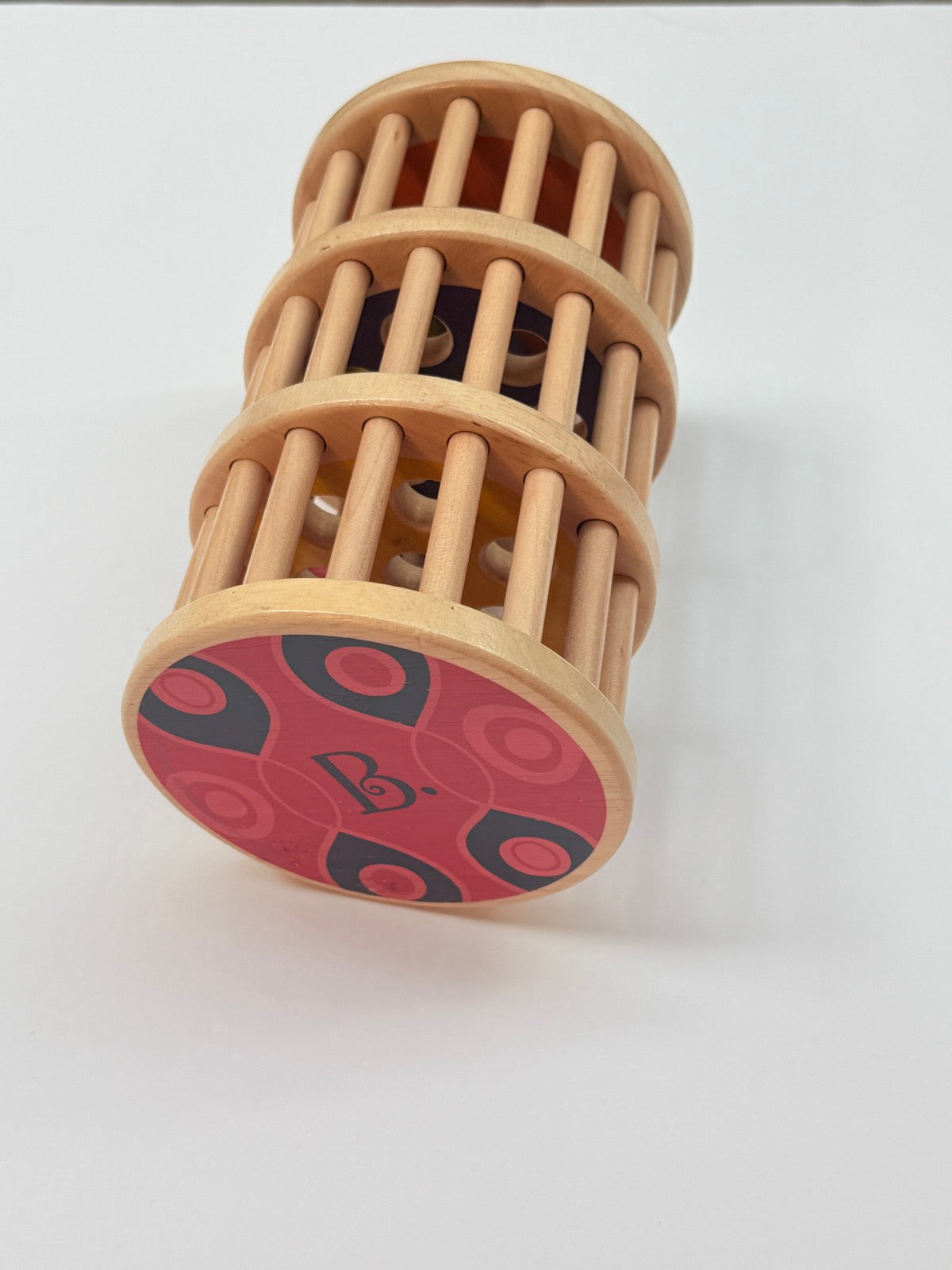 XXLG B. Toys Wooden Rain Stick Rattle