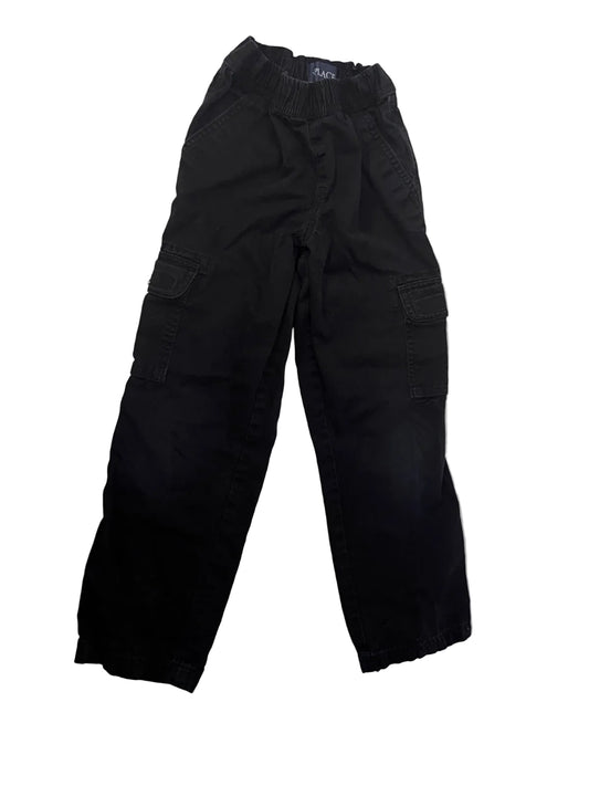 The Children's Place Black Cargo Jogger Pants Size 7