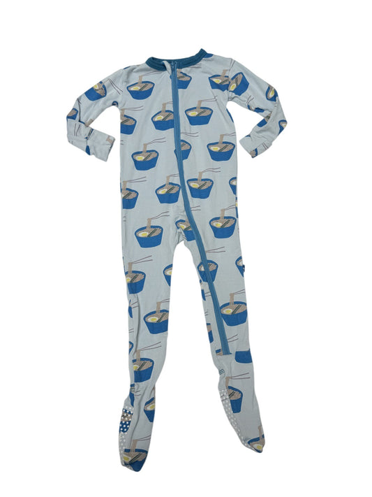 KicKee Pants Ramen Print Footie Pajama 9-12m