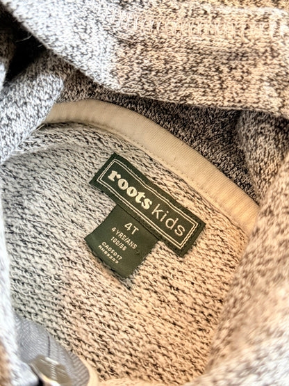 Roots Kids Gray Zip Hoodie 4T