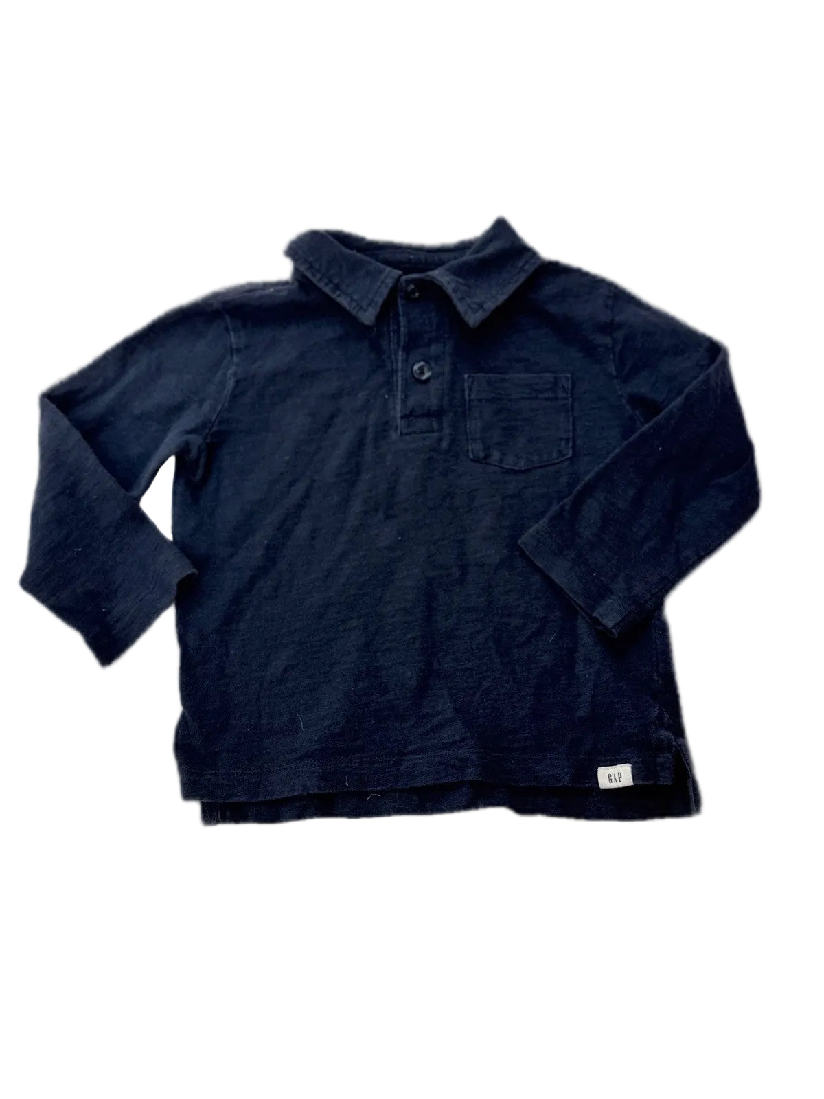 Baby Gap Navy Long Sleeve Polo 2T