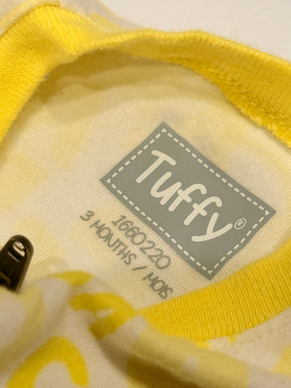 Tuffo ABC Yellow Footed Sleeper 3M