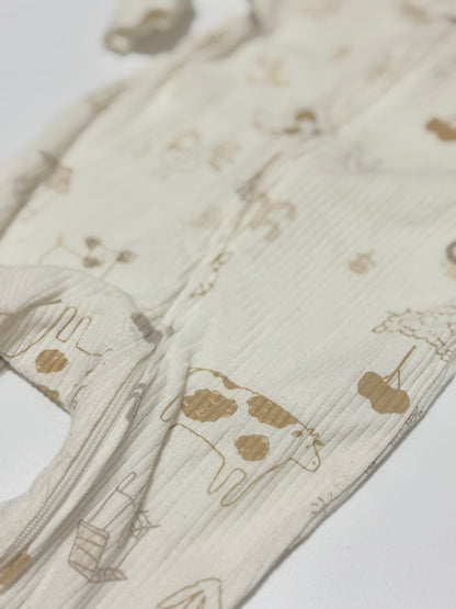 Carter's Farm Animal Footed Sleeper 3M