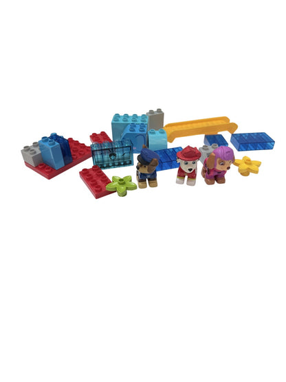 Mega Blocks Paw Patrol Figures & Bricks Lot