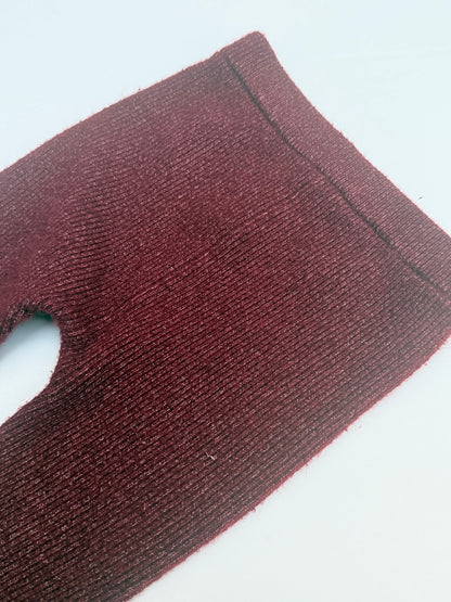 M&S Berry Ribbed Leggings 9-12M