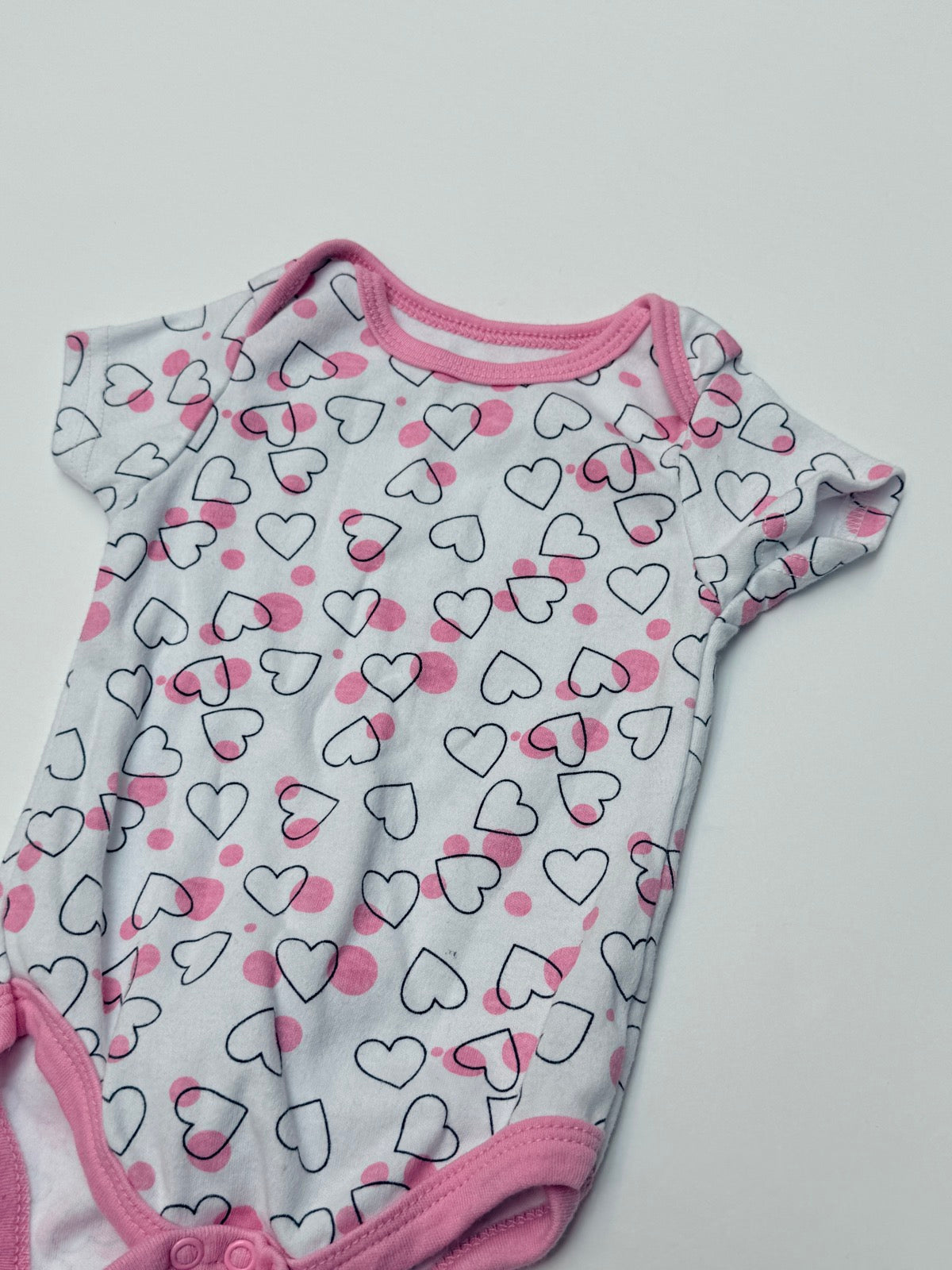 Contact Heart Print Bodysuit 6-9M