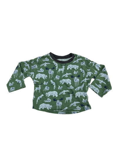 Hatley Forest Animals Long Sleeve Top 9-12m