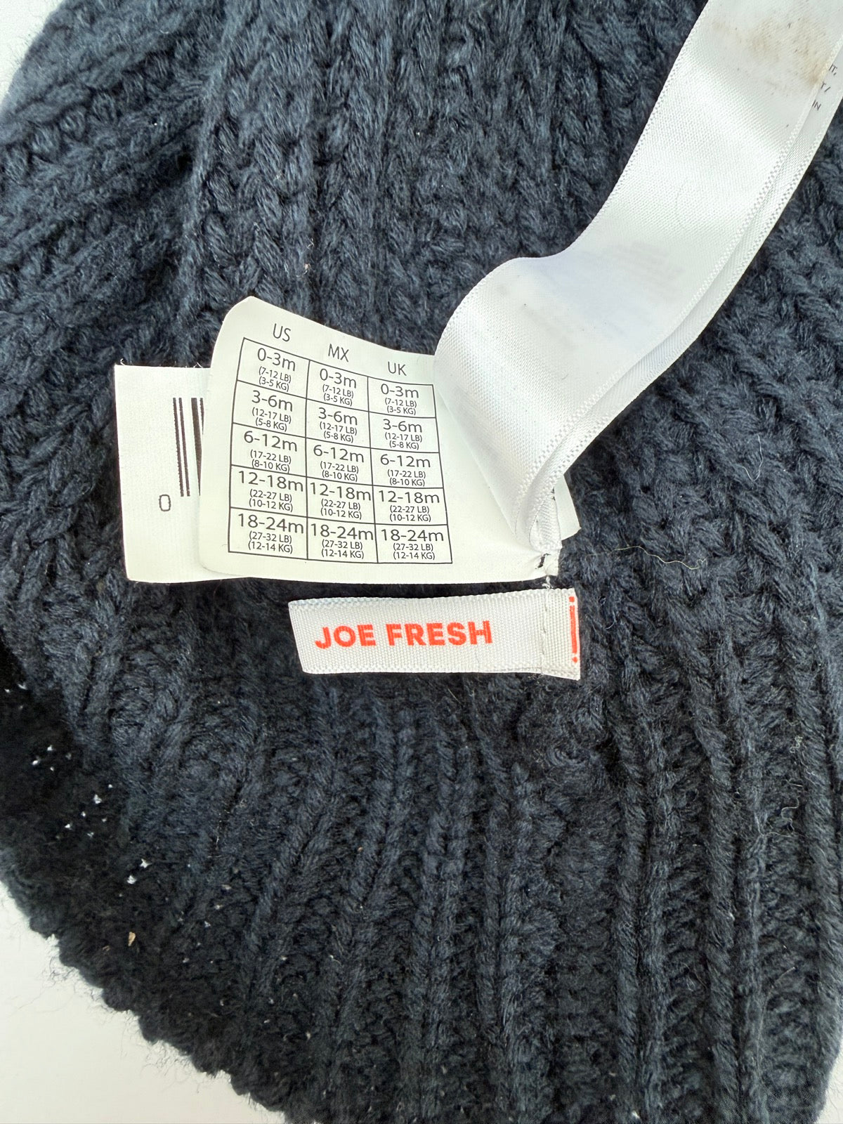 Joe Fresh Bear Ear Knit Hat 12-24M