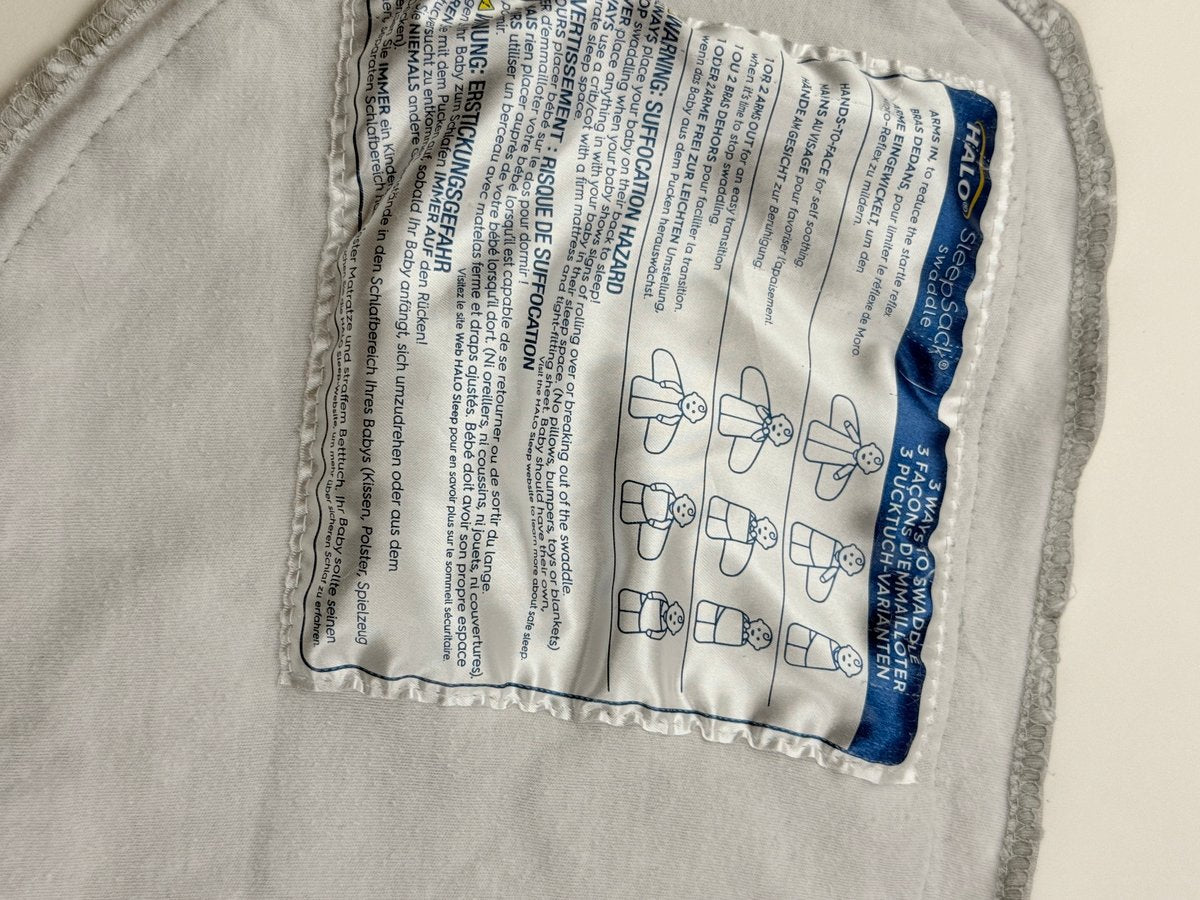 Halo SleepSack Gray Cloud Sleep Sack NB