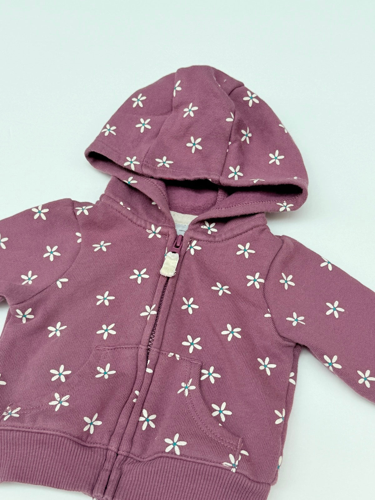 Carter's Floral Daisy Zip Hoodie Newborn