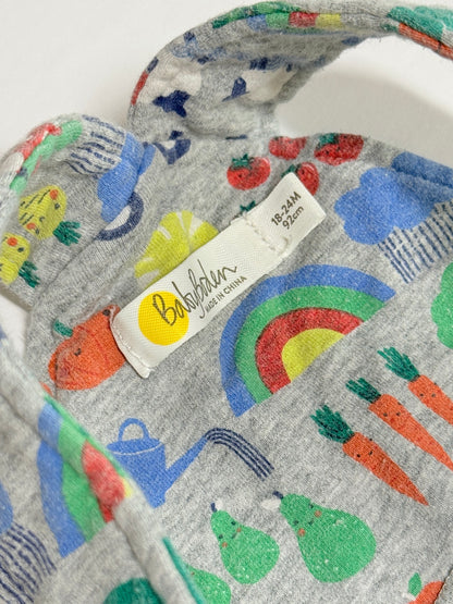 Baby Boden Farm Print Overalls 18-24m