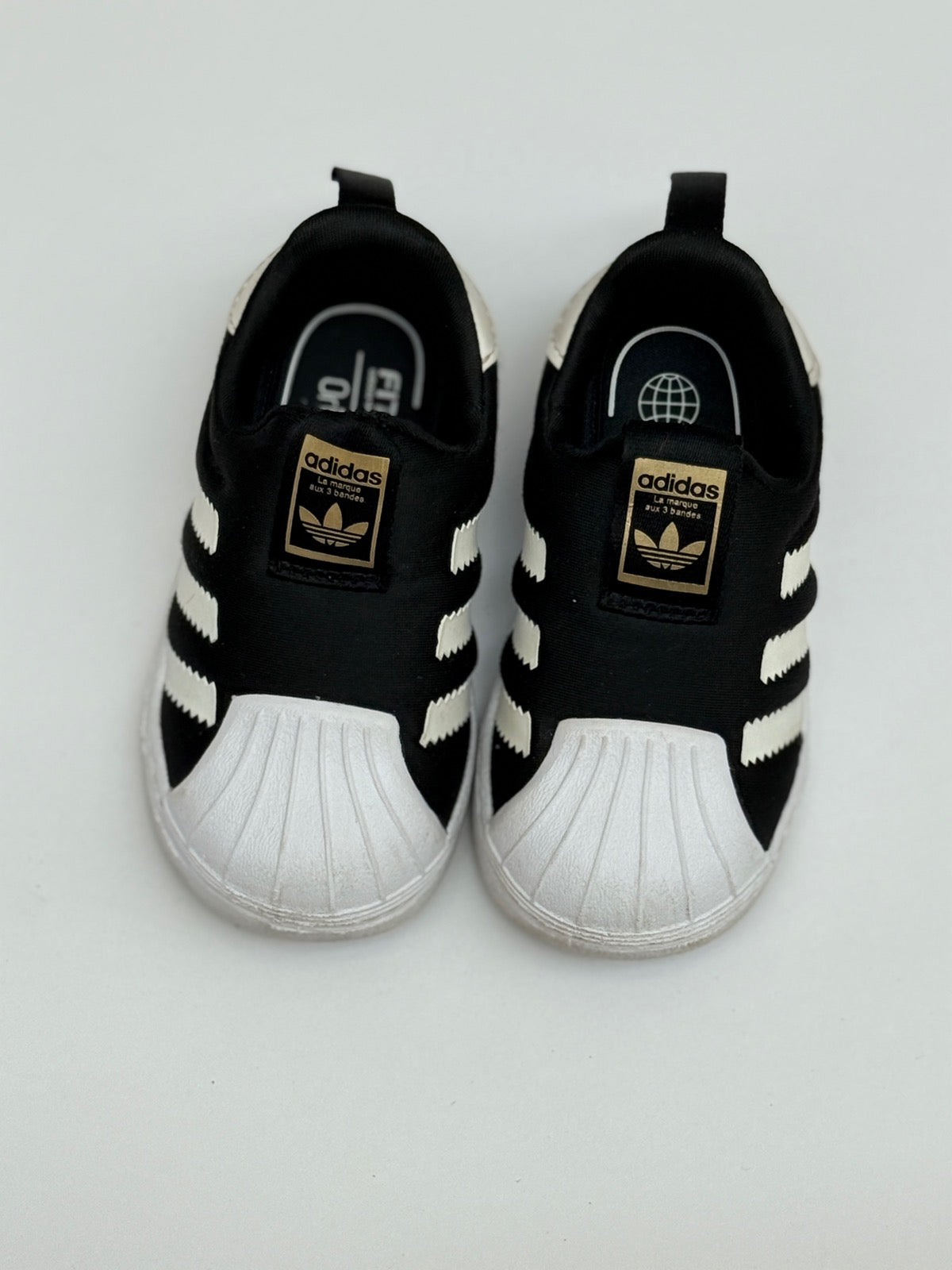 Adidas Superstar 360 Black Slip-On Size 6K