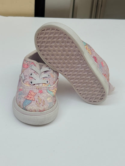 Vans Authentic Mermaid Glitter Toddler Sneakers