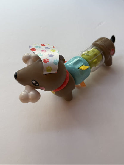 Fisher-Price Baby Sensory Toy FP Pets Click & Spin Activity Pup with Fine Motor Activities for Infants Ages 6+ Months