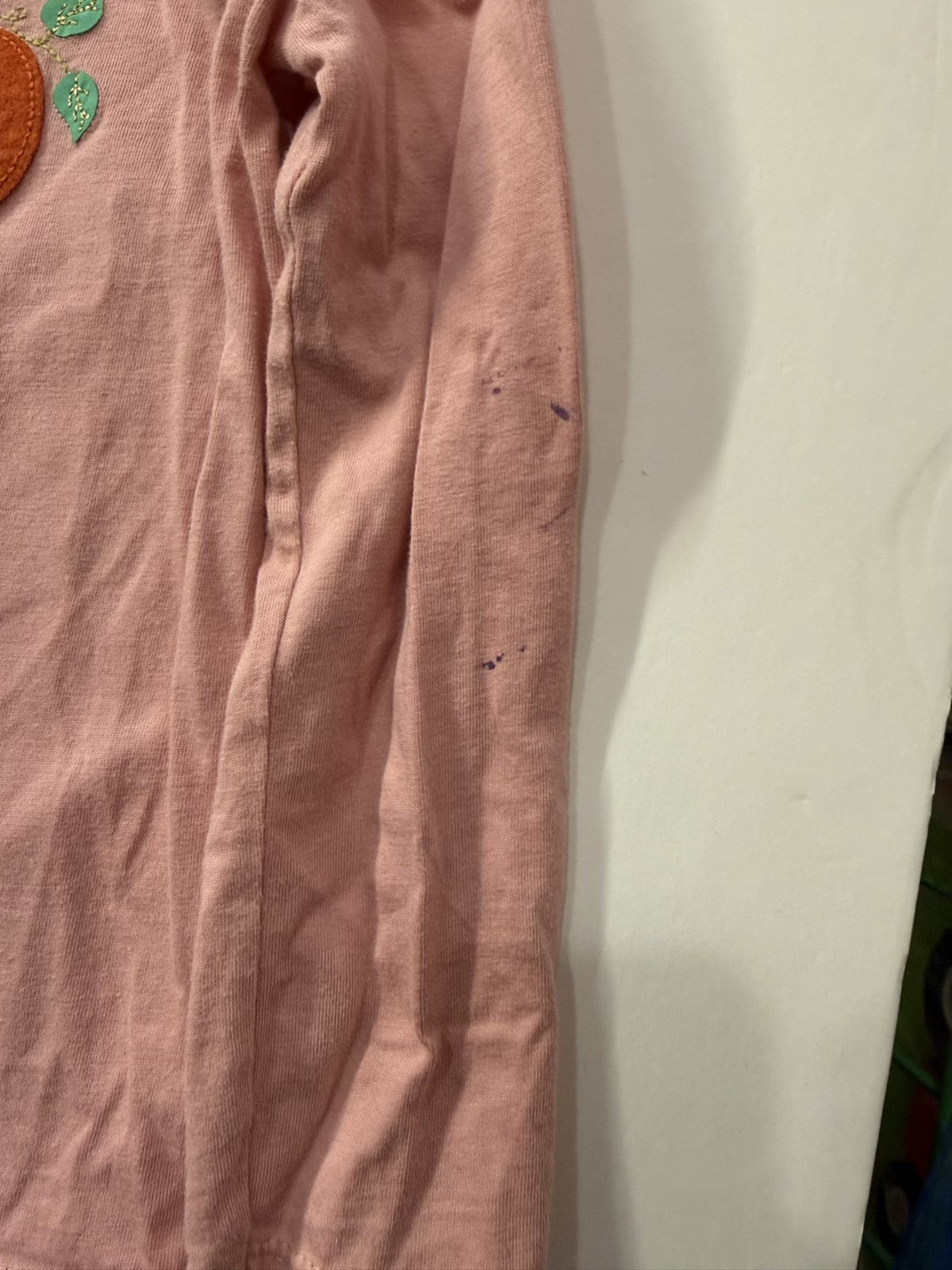 Mini Boden Pink Bunny Appliqué Top 5-6Y