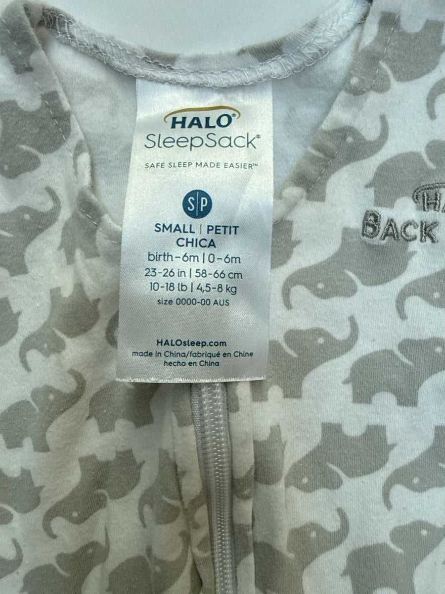 HALO SleepSack Elephant Print Small