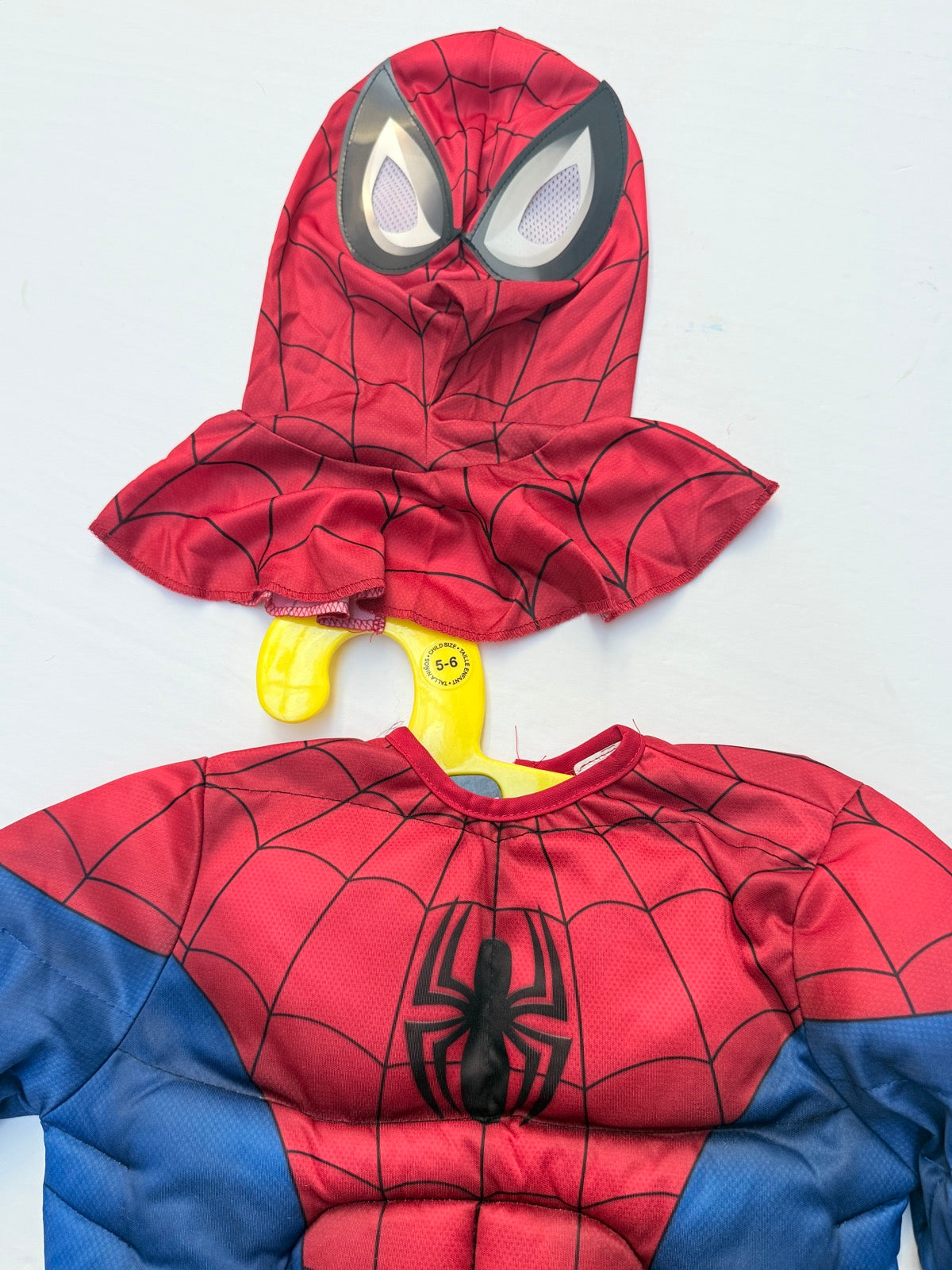 Spider-Man Muscle Costume Set Size 5-6