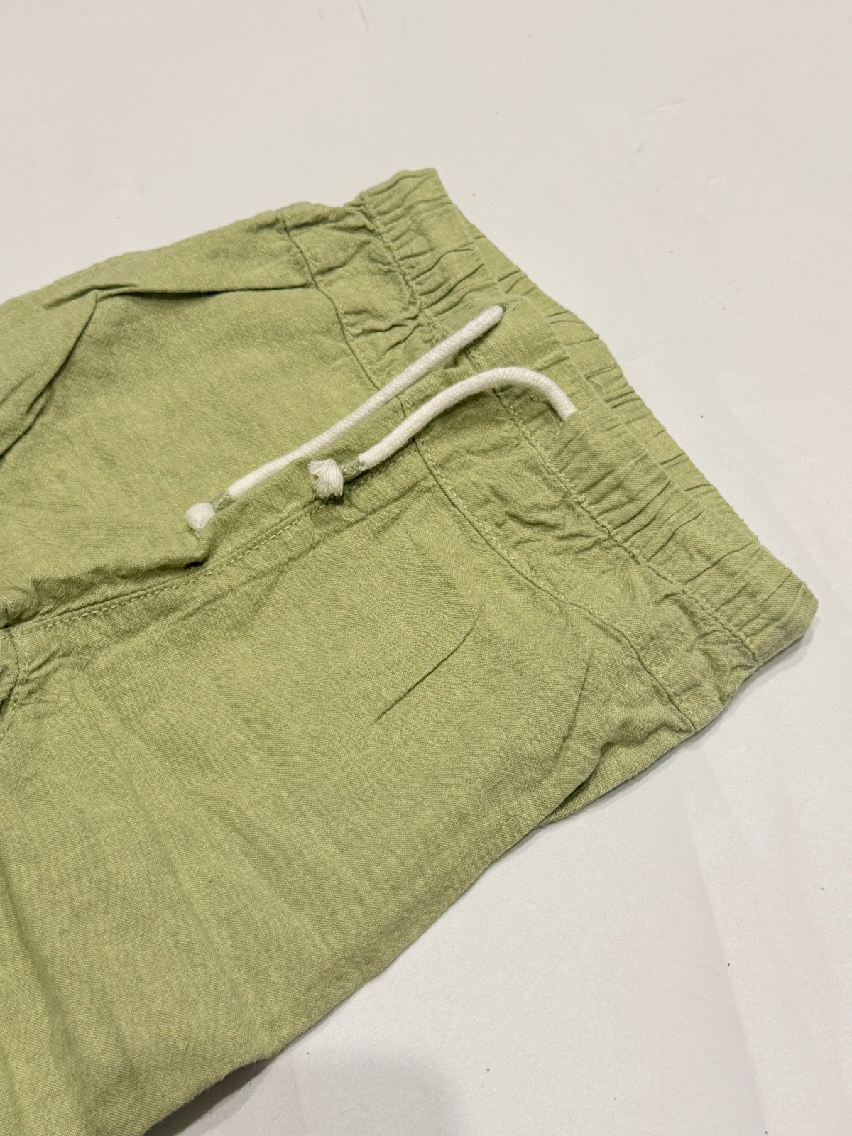 H&M Green Linen Cotton Pants 18-24m