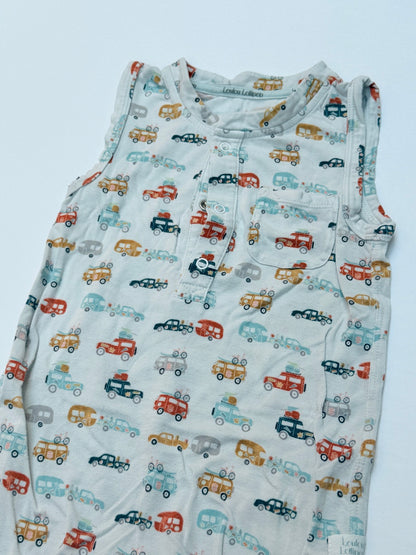 Loulou Lollipop Car Print Romper 6-12M