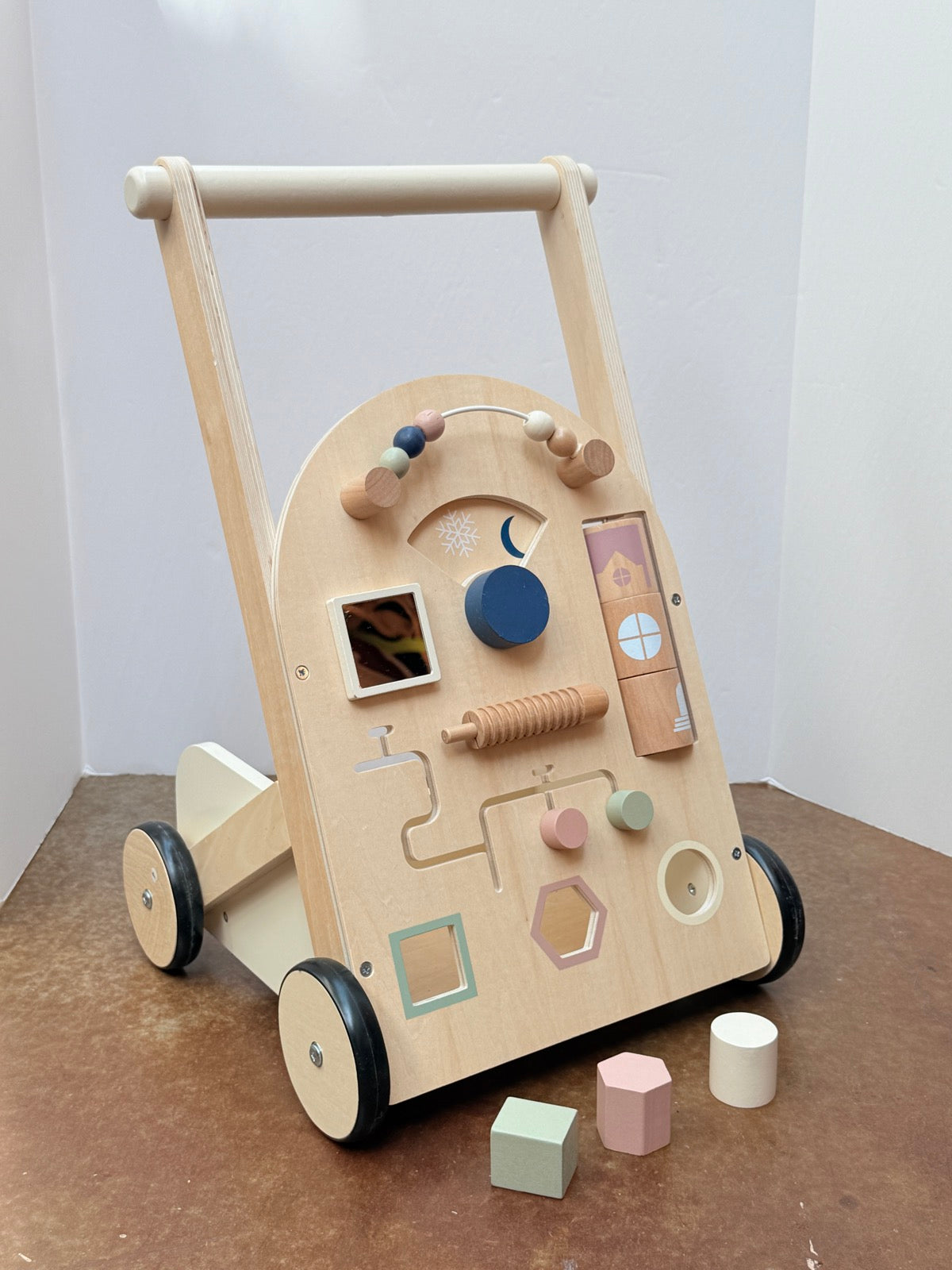 Coco Village Baby Activity Walker with Blocks